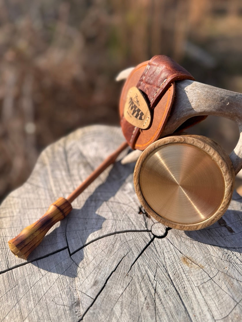Red Brass Over Glass in Hackberry
