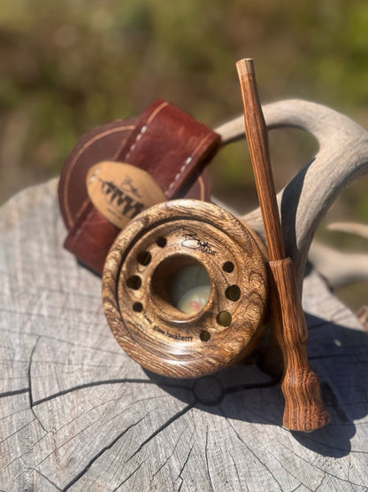 Brass over glass in Hackberry