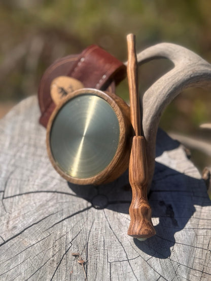 Brass over glass in Hackberry