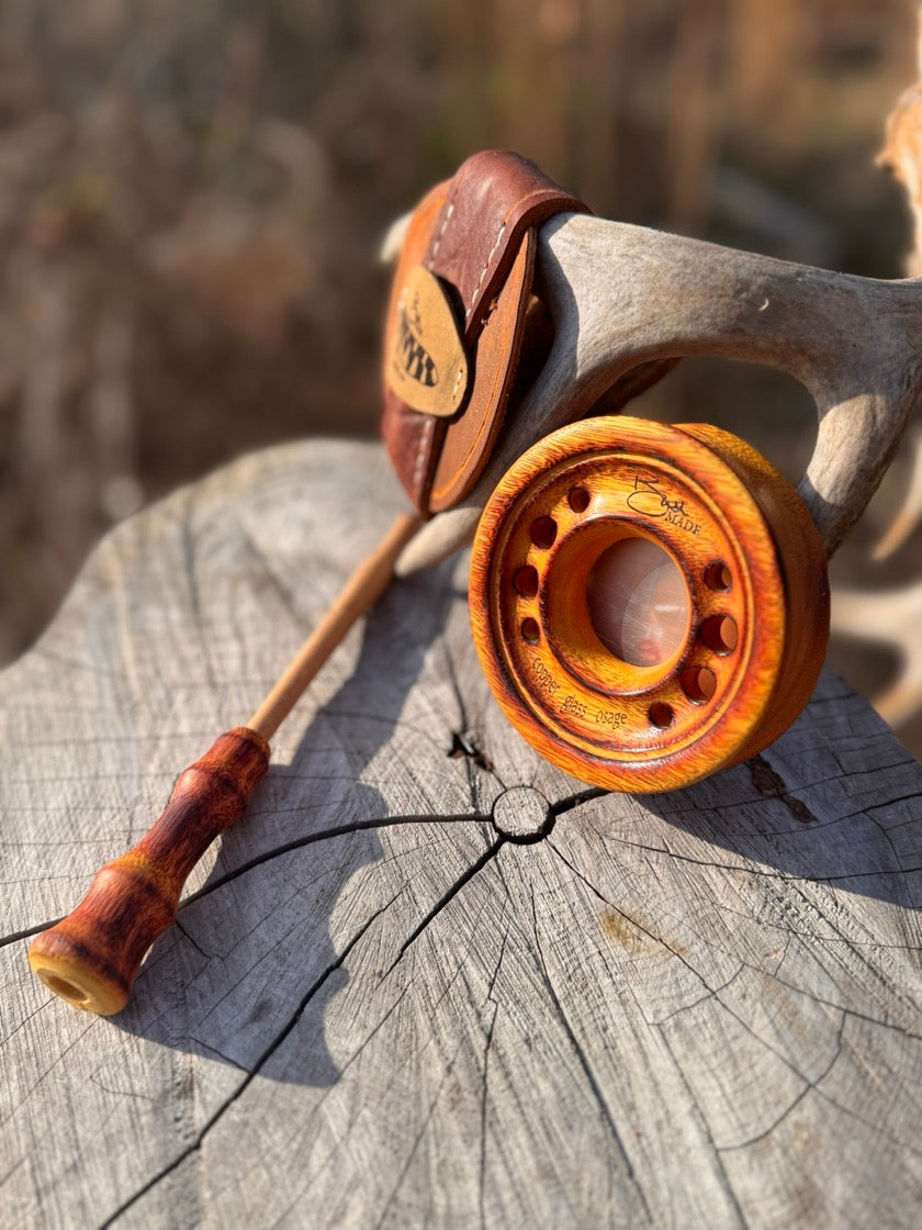 Copper Over Glass in Osage Orange