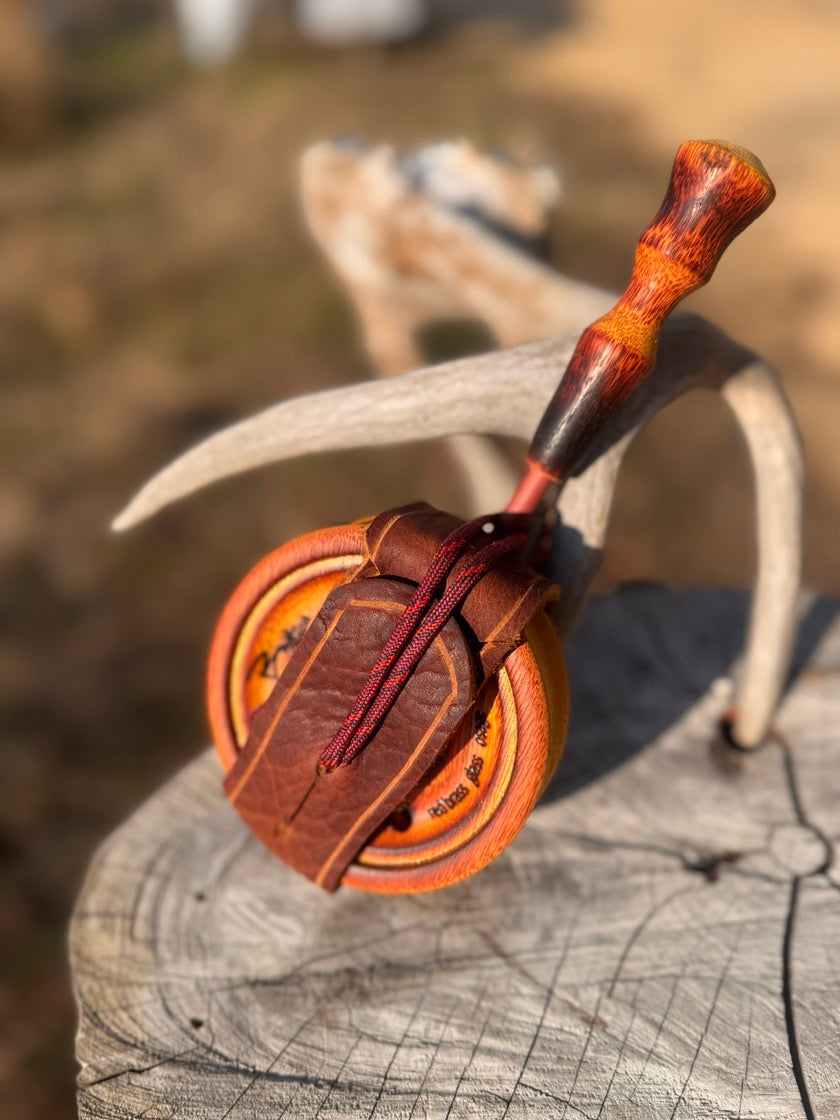 Red Brass Over Glass in Osage