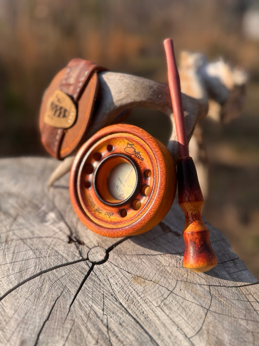 Red Brass Over Glass in Osage