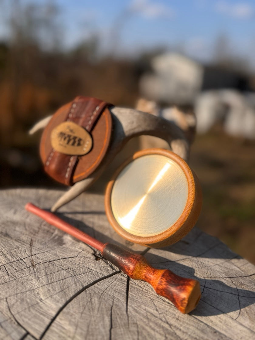 Red Brass Over Glass in Osage