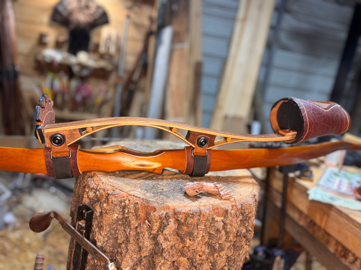 Strap on quiver, bow quiver, selfbow quiver