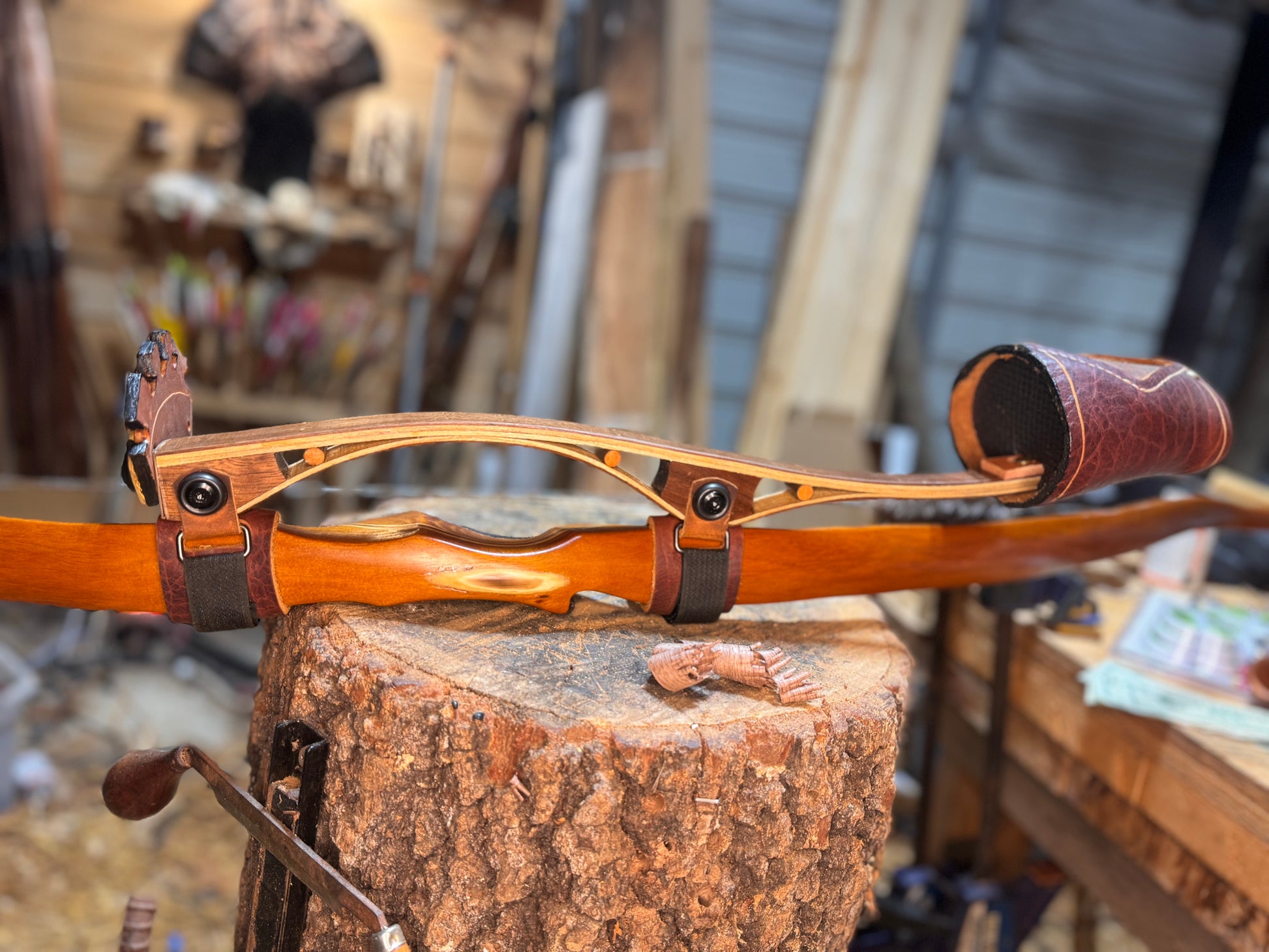 Strap on quiver, bow quiver, selfbow quiver